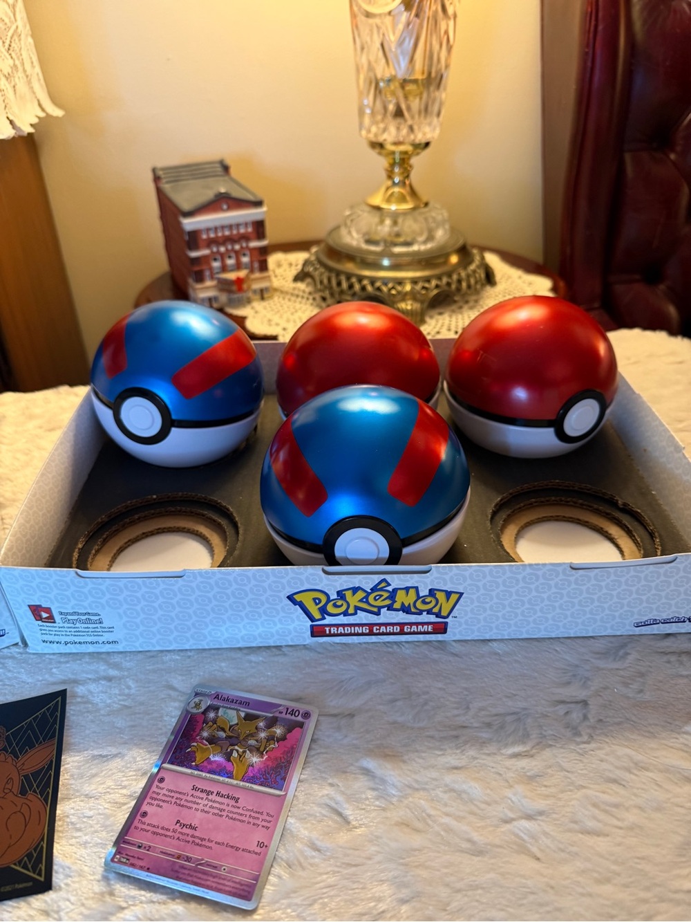 Pokémon Poke Ball Collectible Set - Red, Blue, Black, Gold - Picture 3 of 16